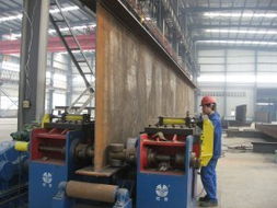 青島寶多鋼結構建筑制品 加工技術、設備與腳手架展示